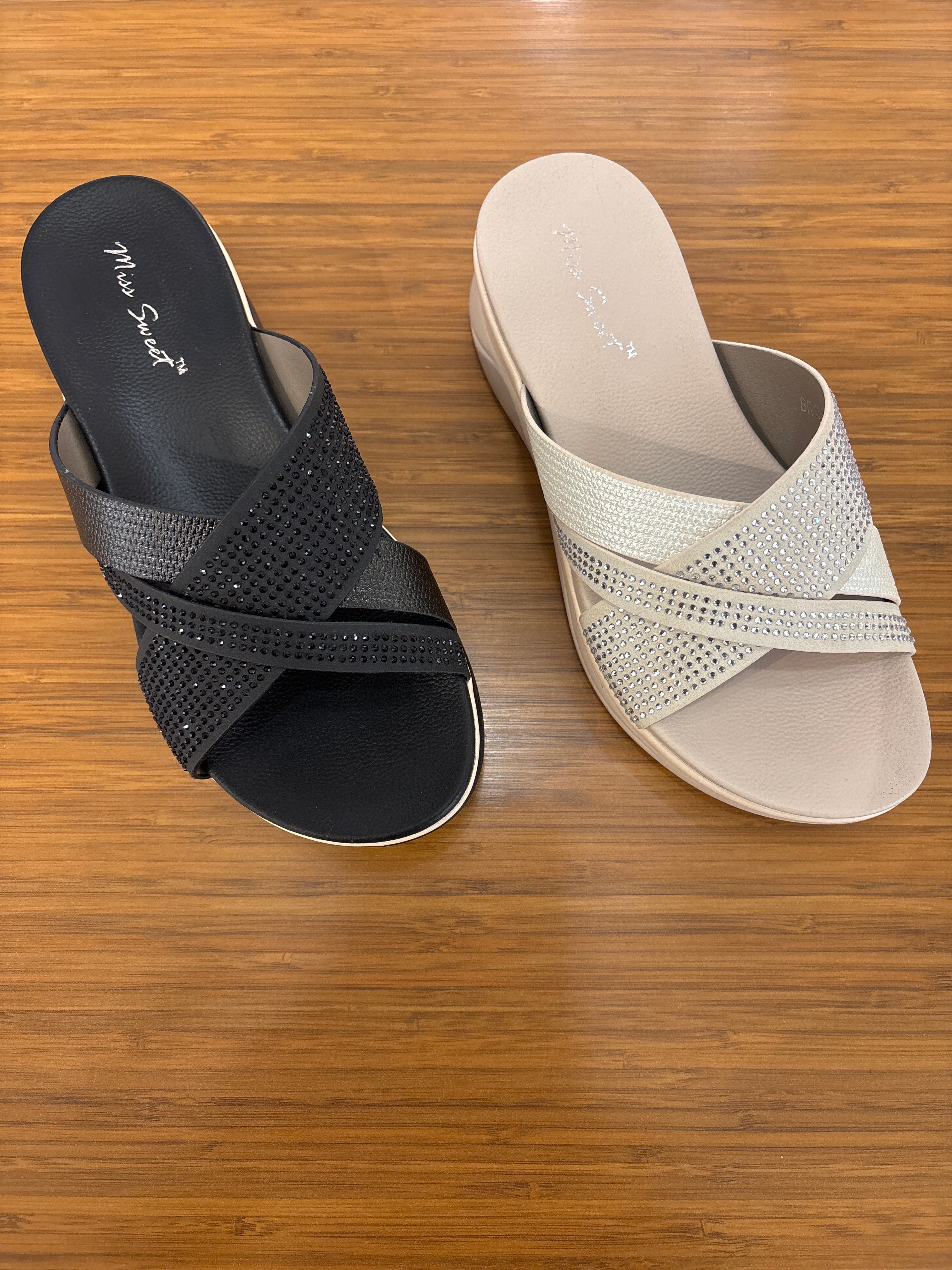 Sparkle Slide Sandals
