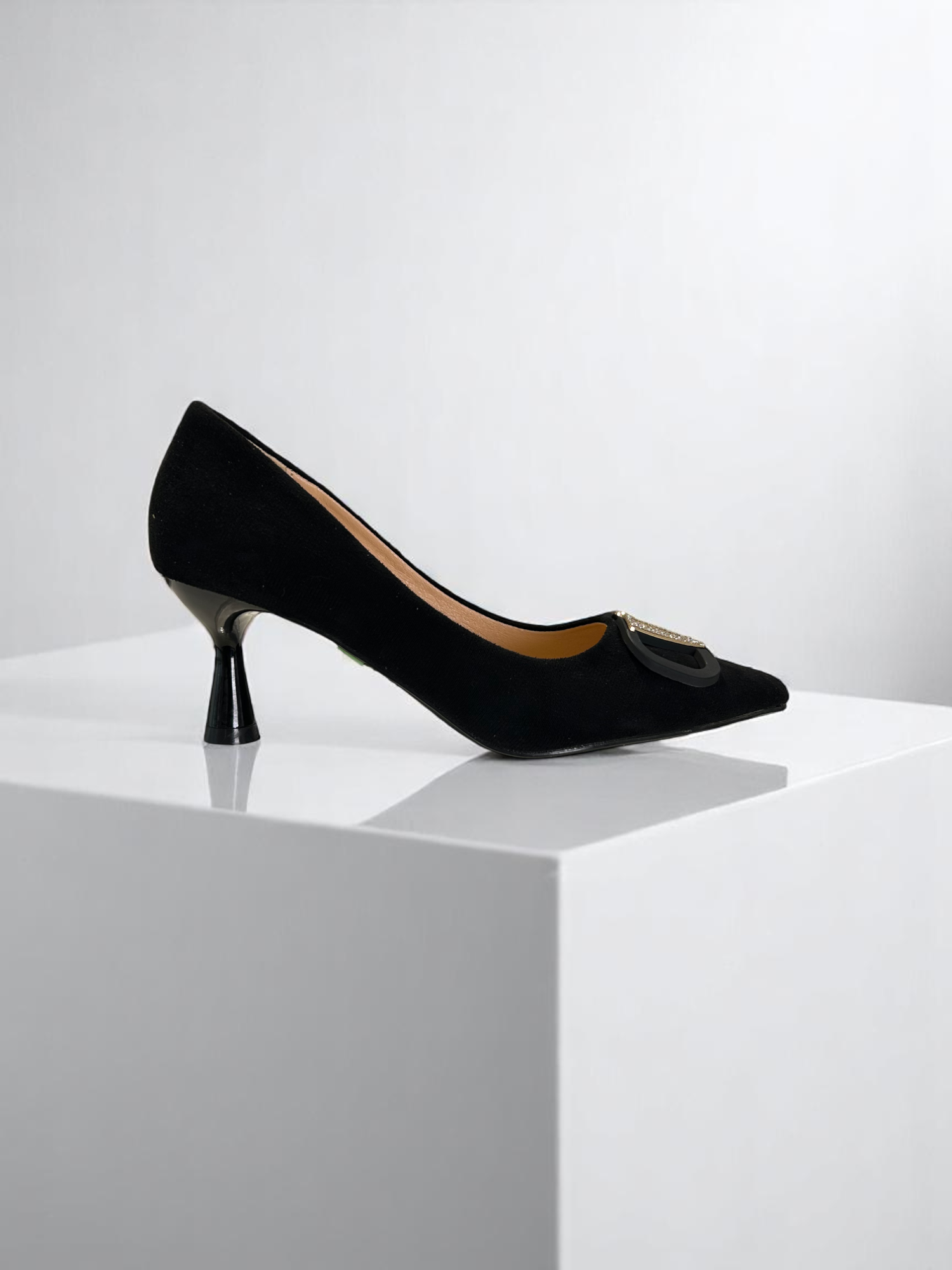 AG Italy Black Heels