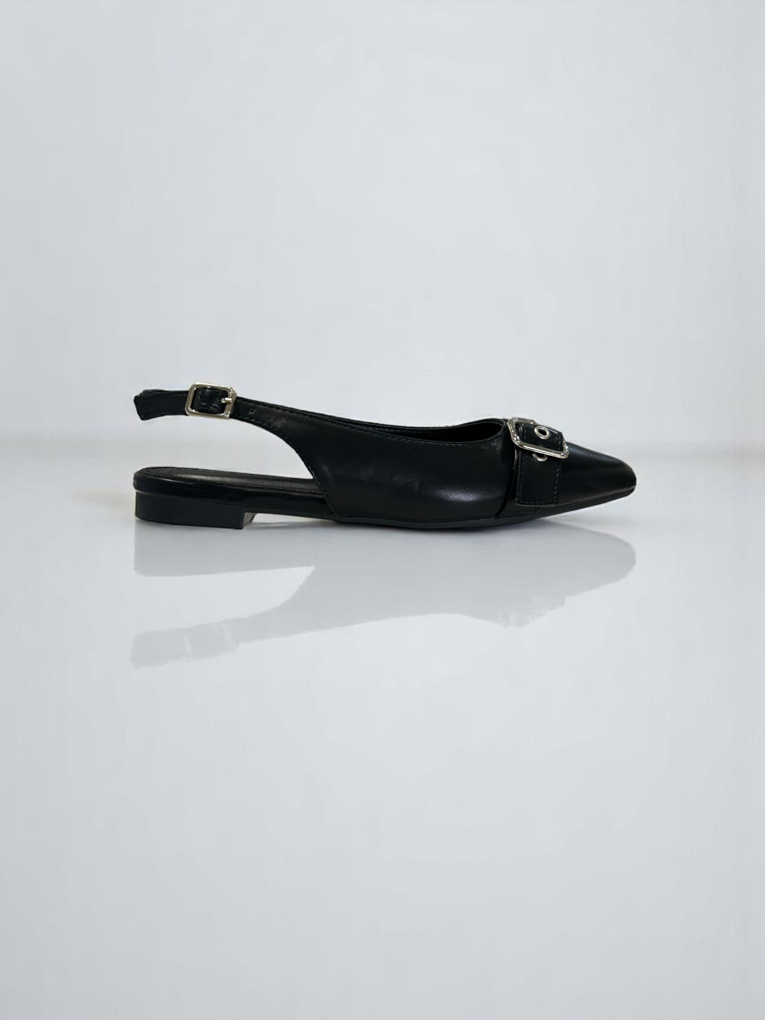 TOP MODA Black Flats