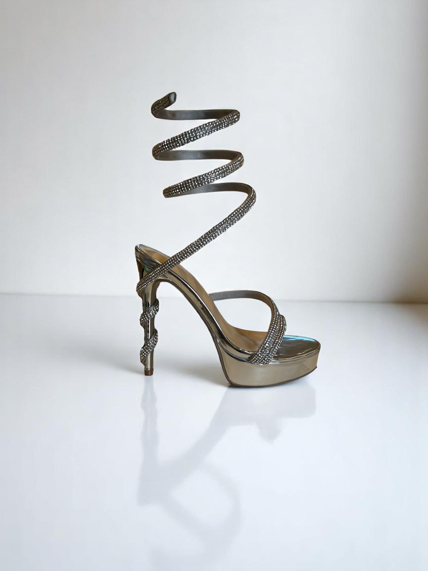 Wild Diva Silver Heels